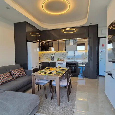 Luxury With Panoramic Sea View Emerald Lägenhet Alanya