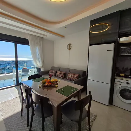 Lägenhet Luxury With Panoramic Sea View Emerald Alanya