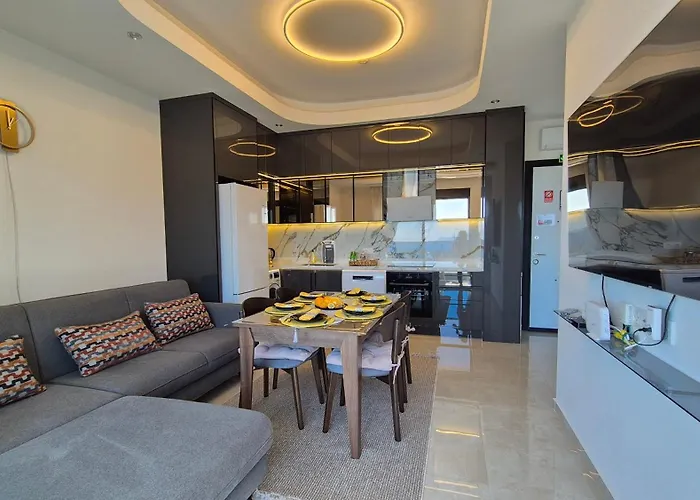 Luxury With Panoramic Sea View Emerald Apartmán Alanya