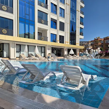 Luxury With Panoramic Sea View Emerald Lägenhet Alanya